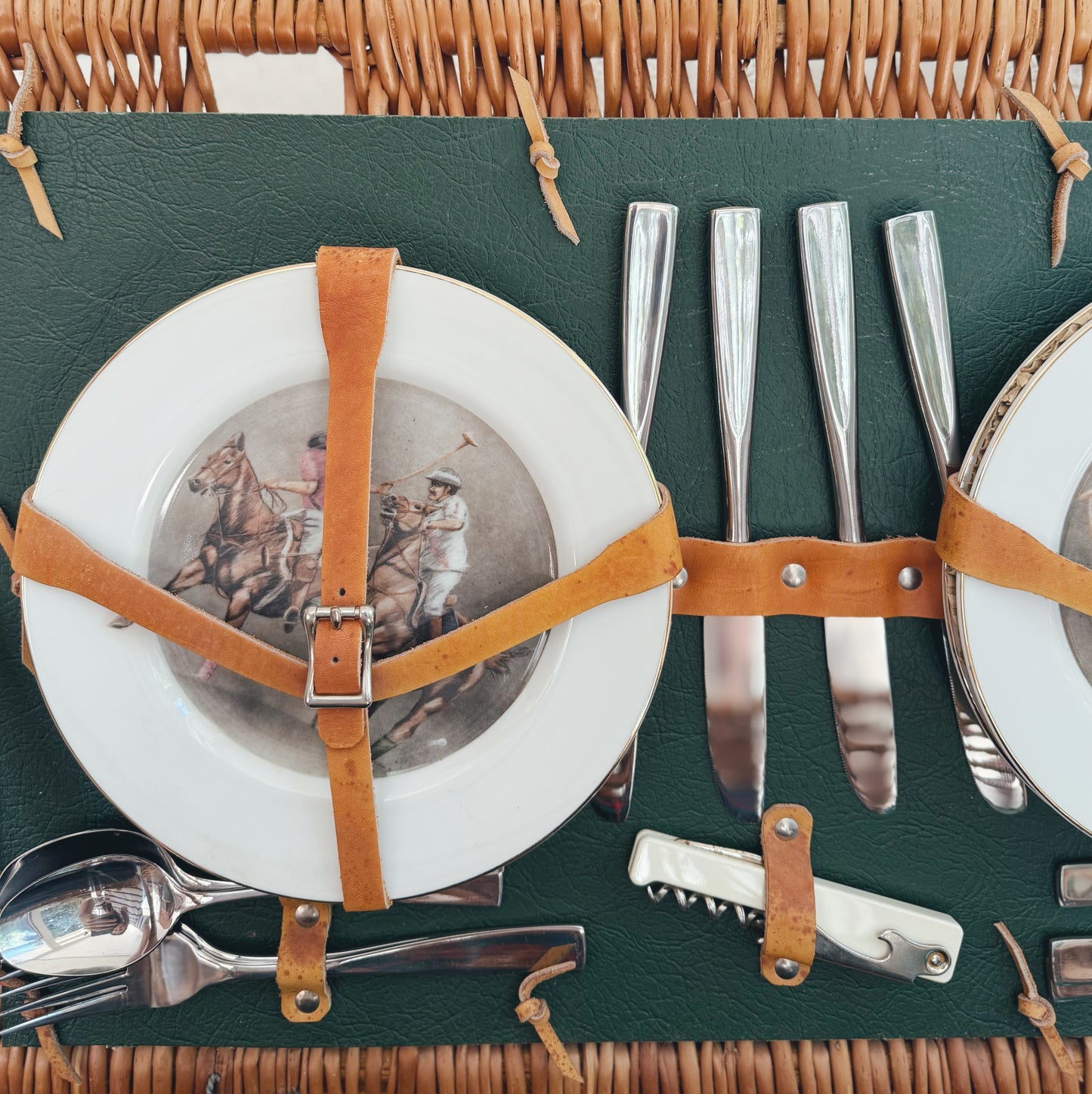 Thomas B. Swain Polo Vintage Picnic Basket (local purchase only)