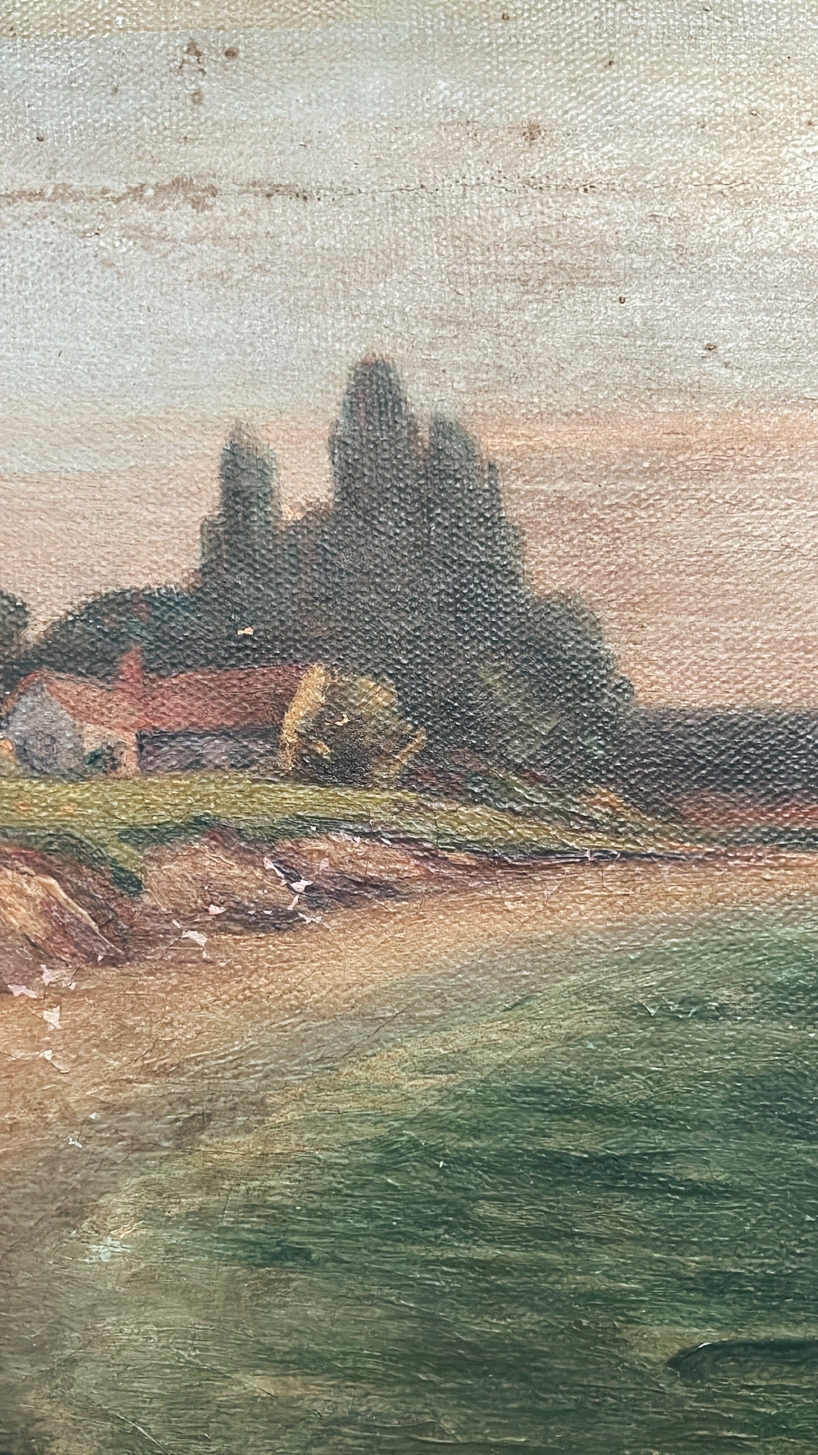 Gorgeous Antique Oil