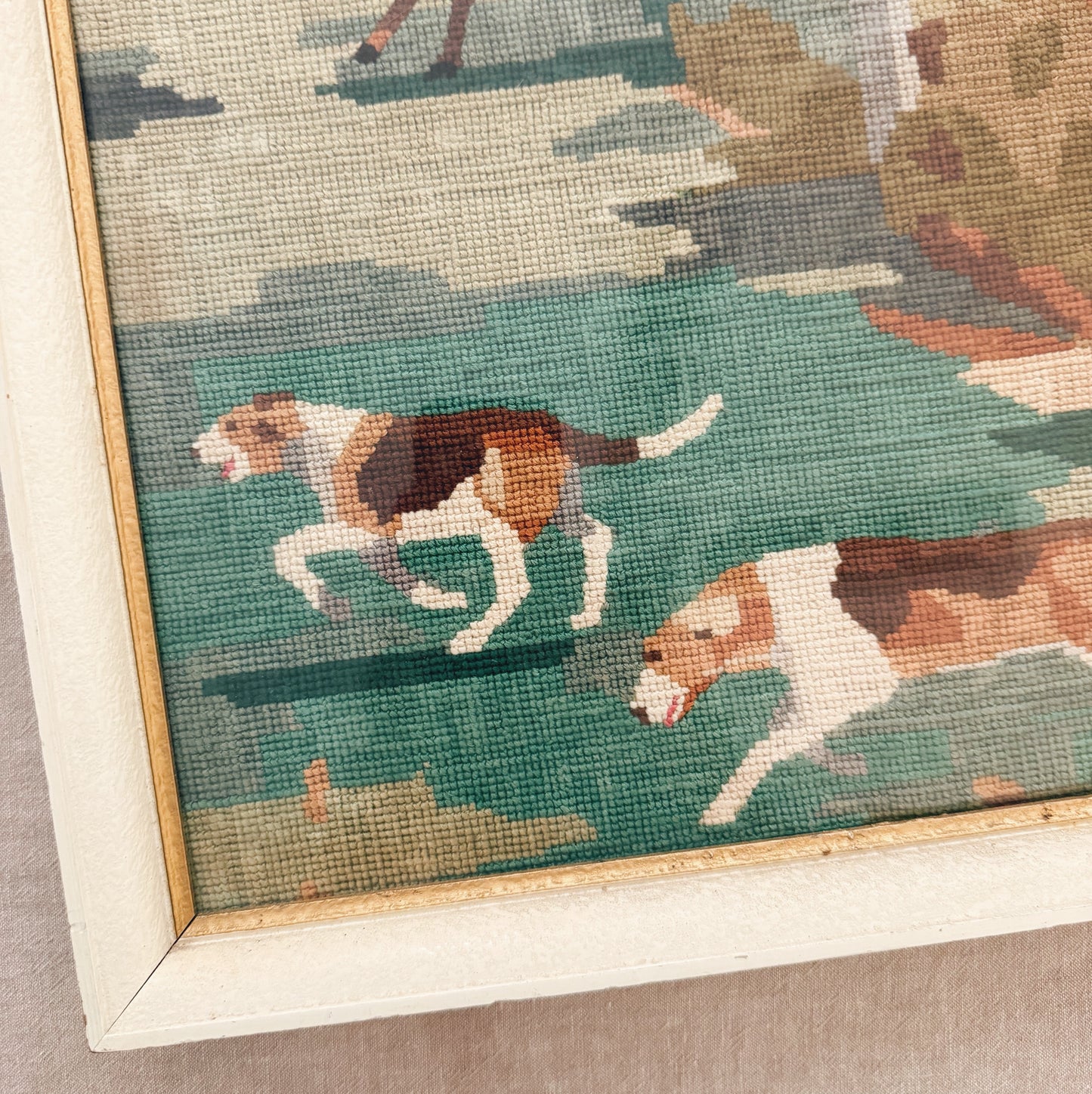 Fox Hunt Needlepoint From New Zealand