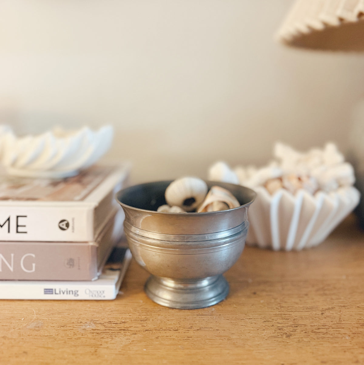 Small Pewter Bowl Made in Holland