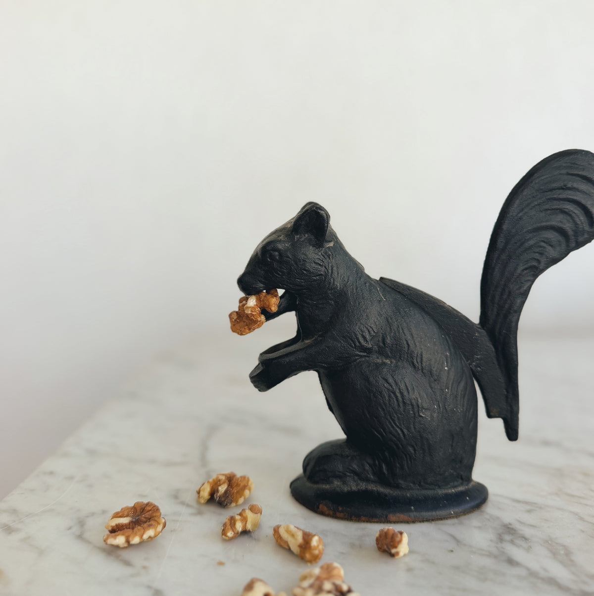 Cast Iron Squirrel Nutcracker