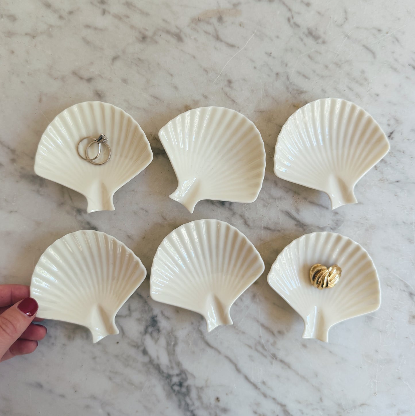 Small Vintage Lenox Shell (each sold separately)