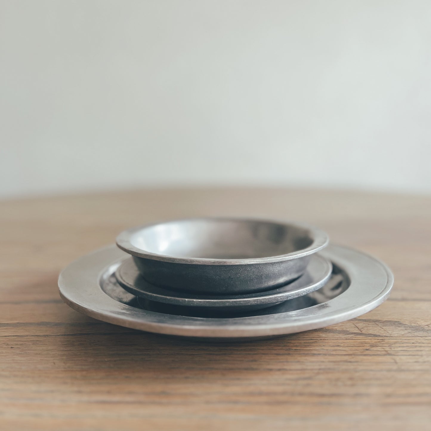 GORGEOUS Pewter Set of 8