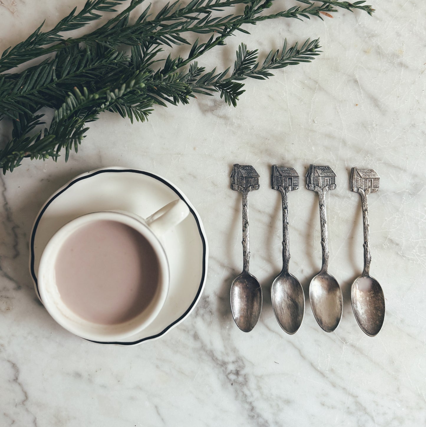 Set 4 Mini Towle's Log Cabin Syrup Spoons