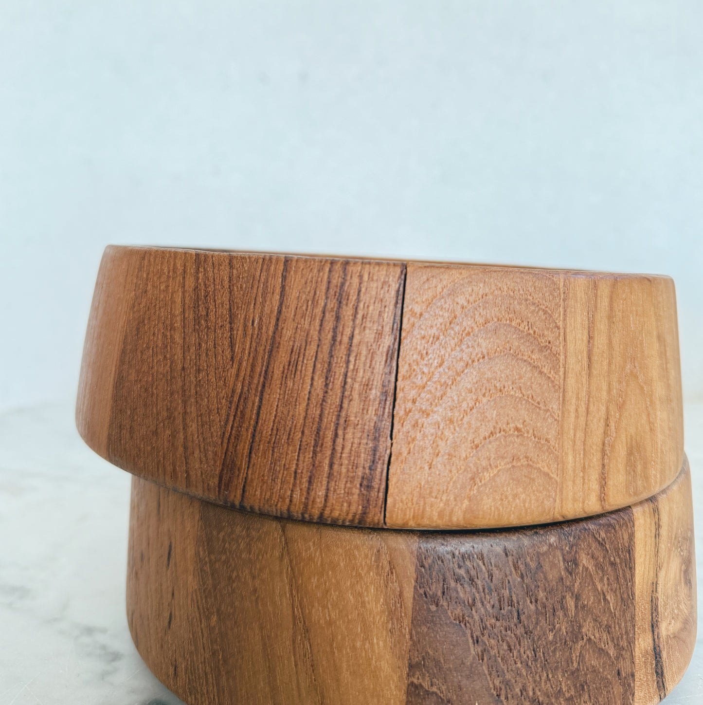 Set of Four Vintage Wooden Bowls (See Description)