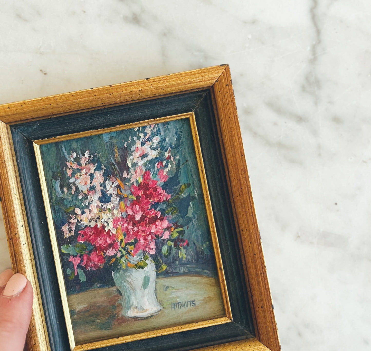Small Floral Oil Painting