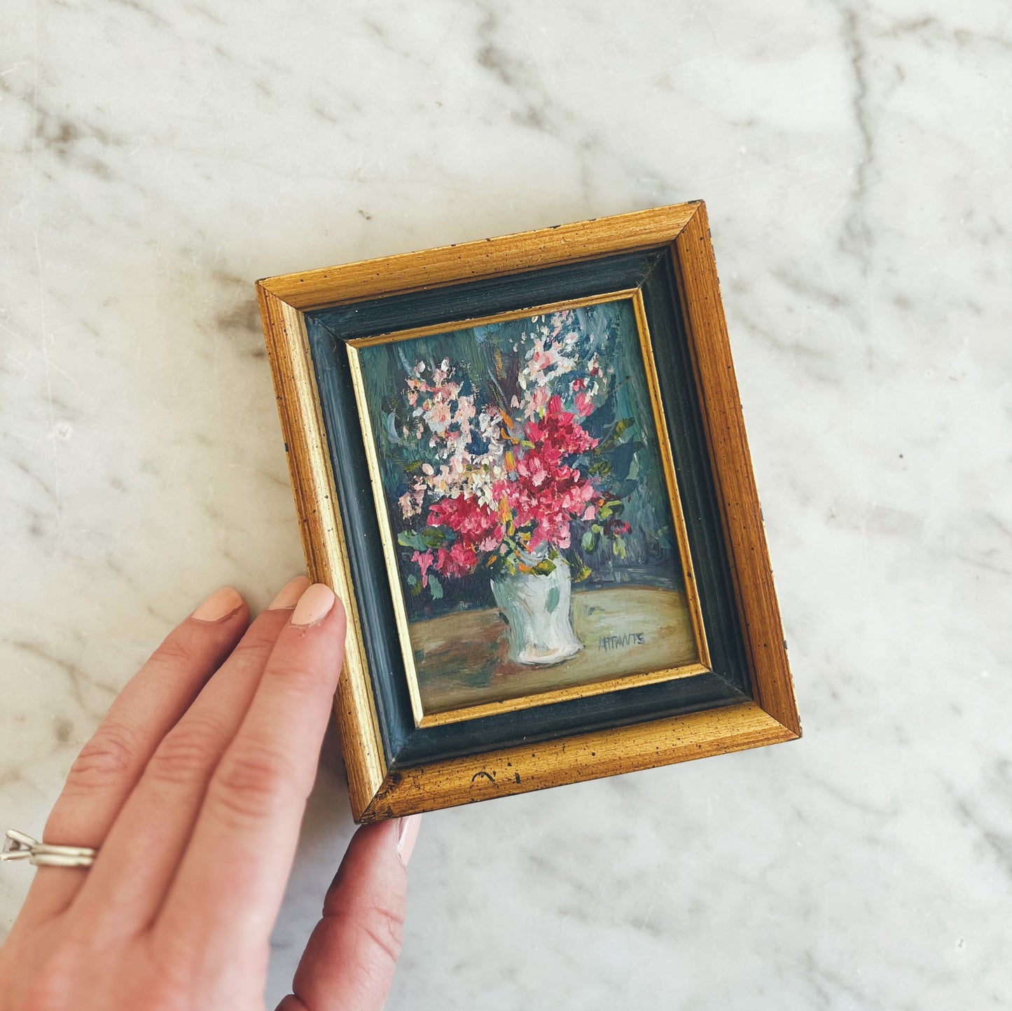 Small Floral Oil Painting