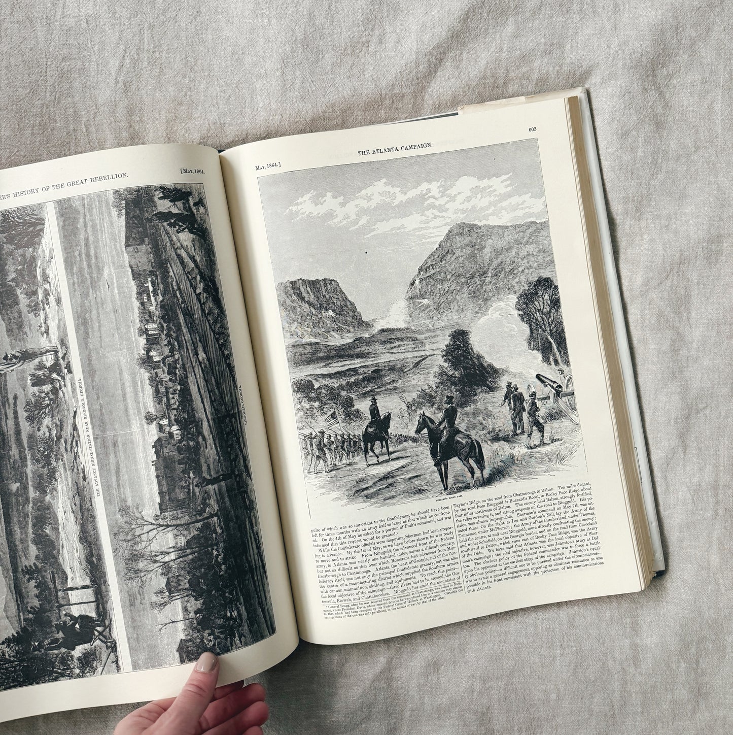 Large Book on the Civil War