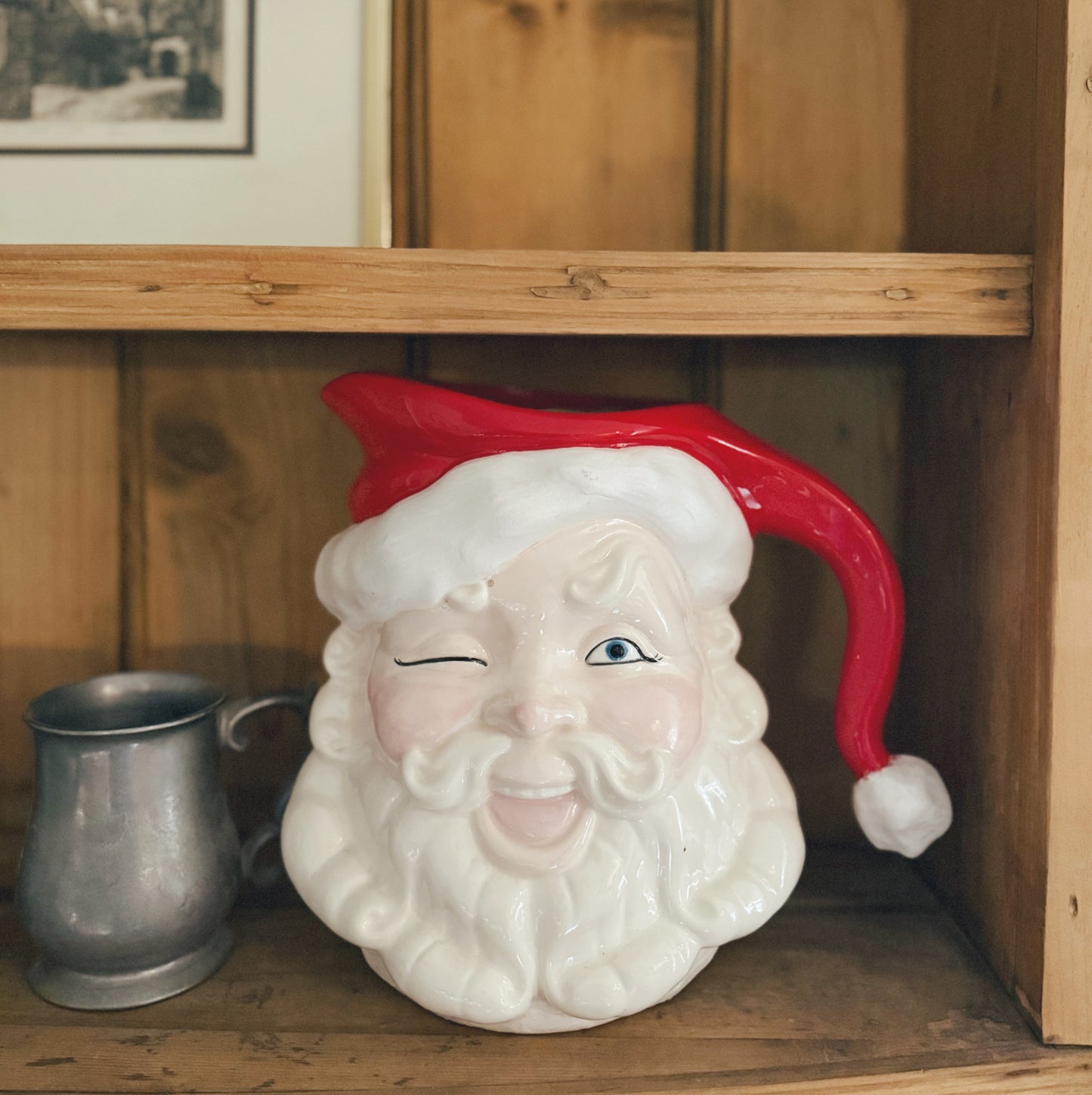 Vintage Santa Pitcher