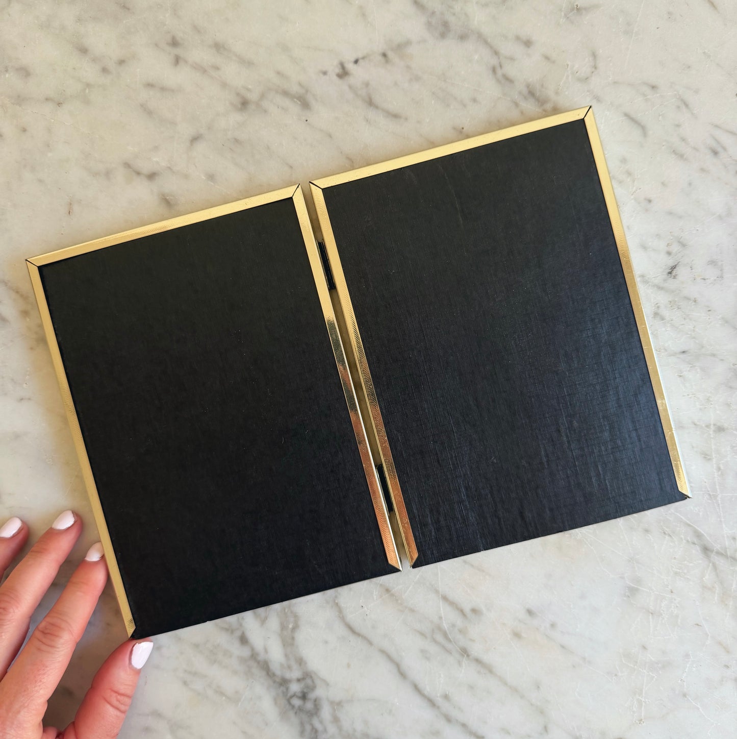 Bi-Fold Silver-Brass Toned