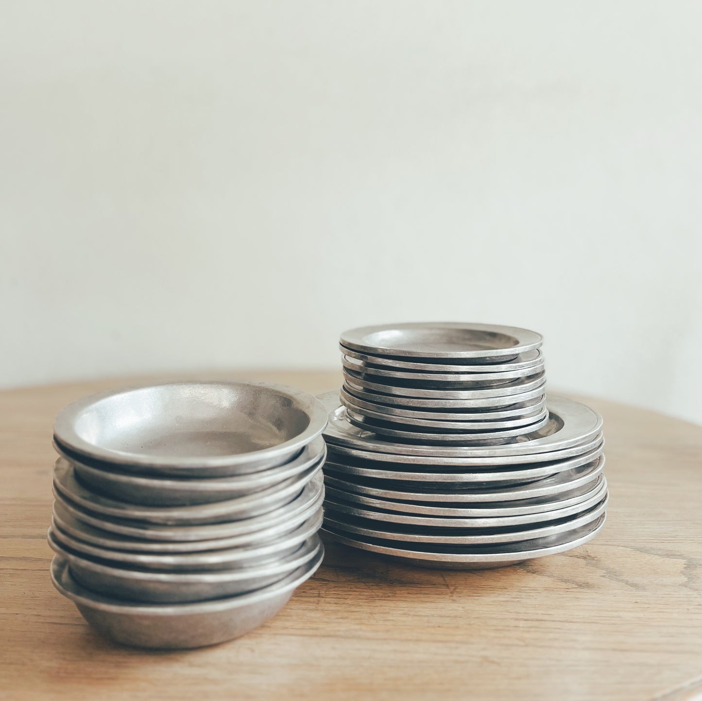 GORGEOUS Pewter Set of 8