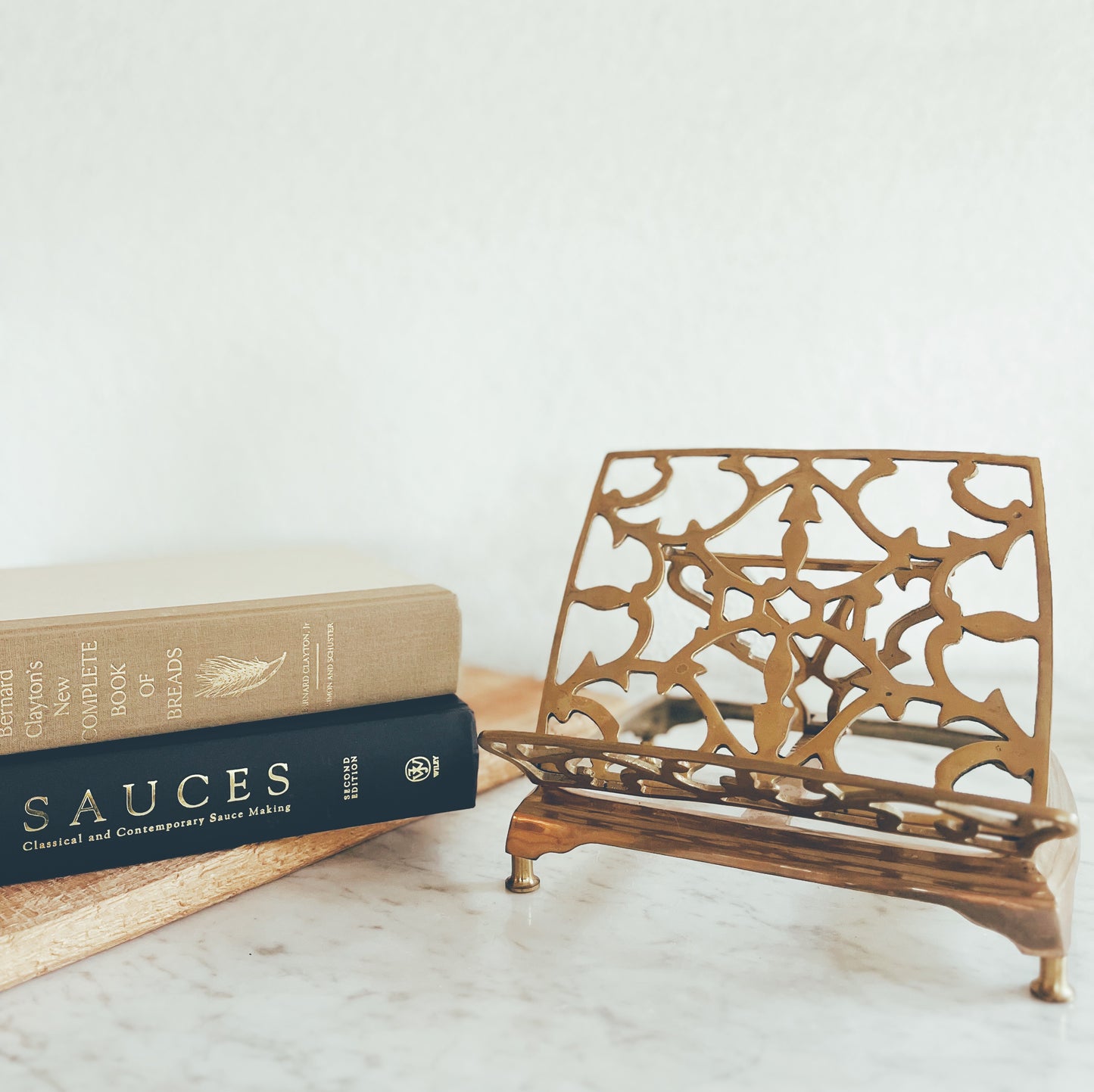 Brass Cookbook Holder