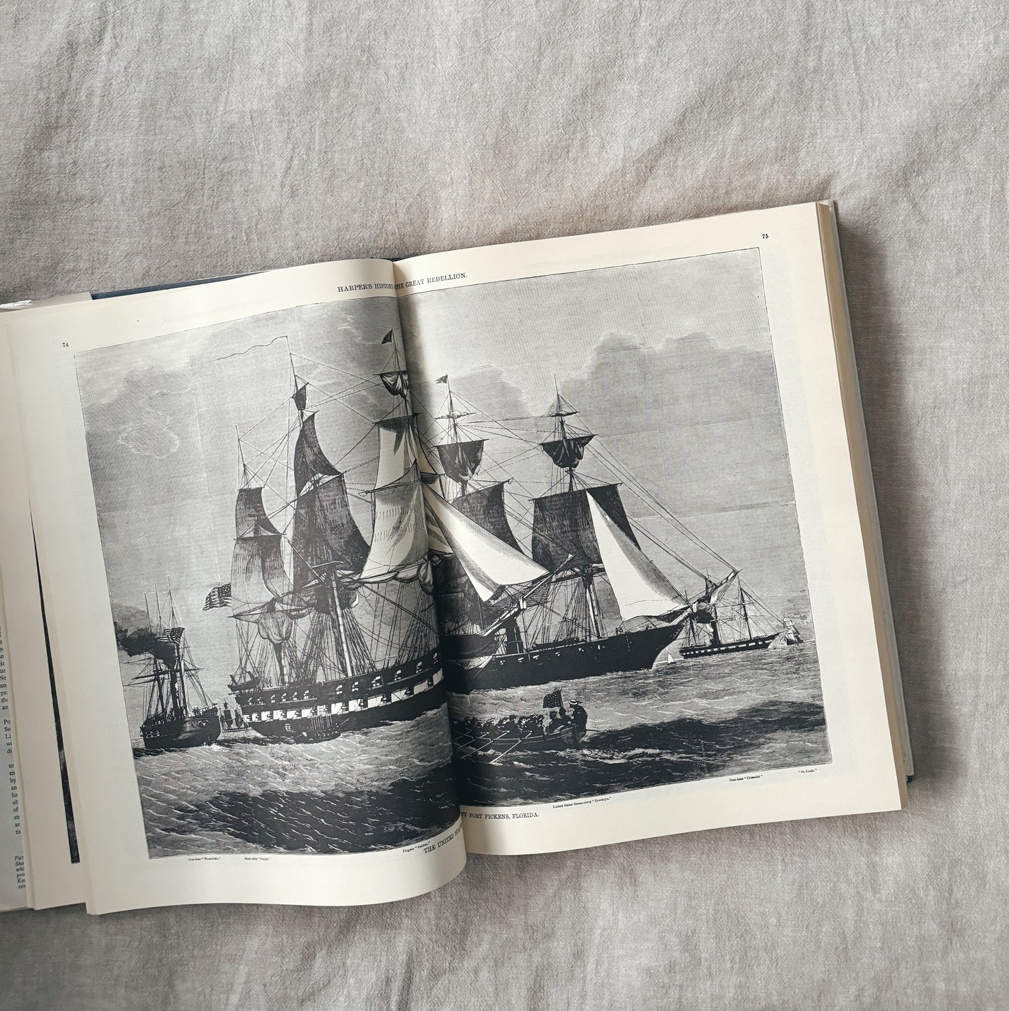 Large Book on the Civil War
