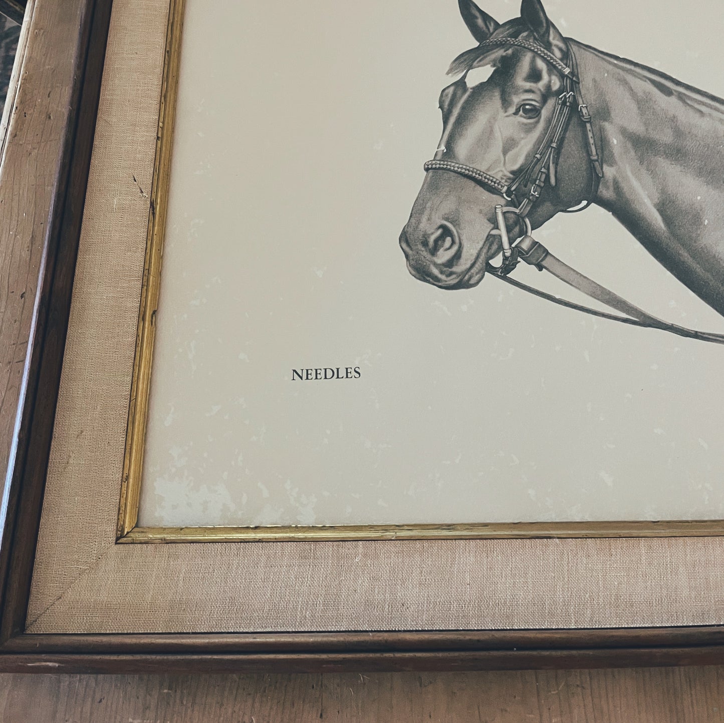 Needles Vintage Horse Art by Allen Brewer Jr