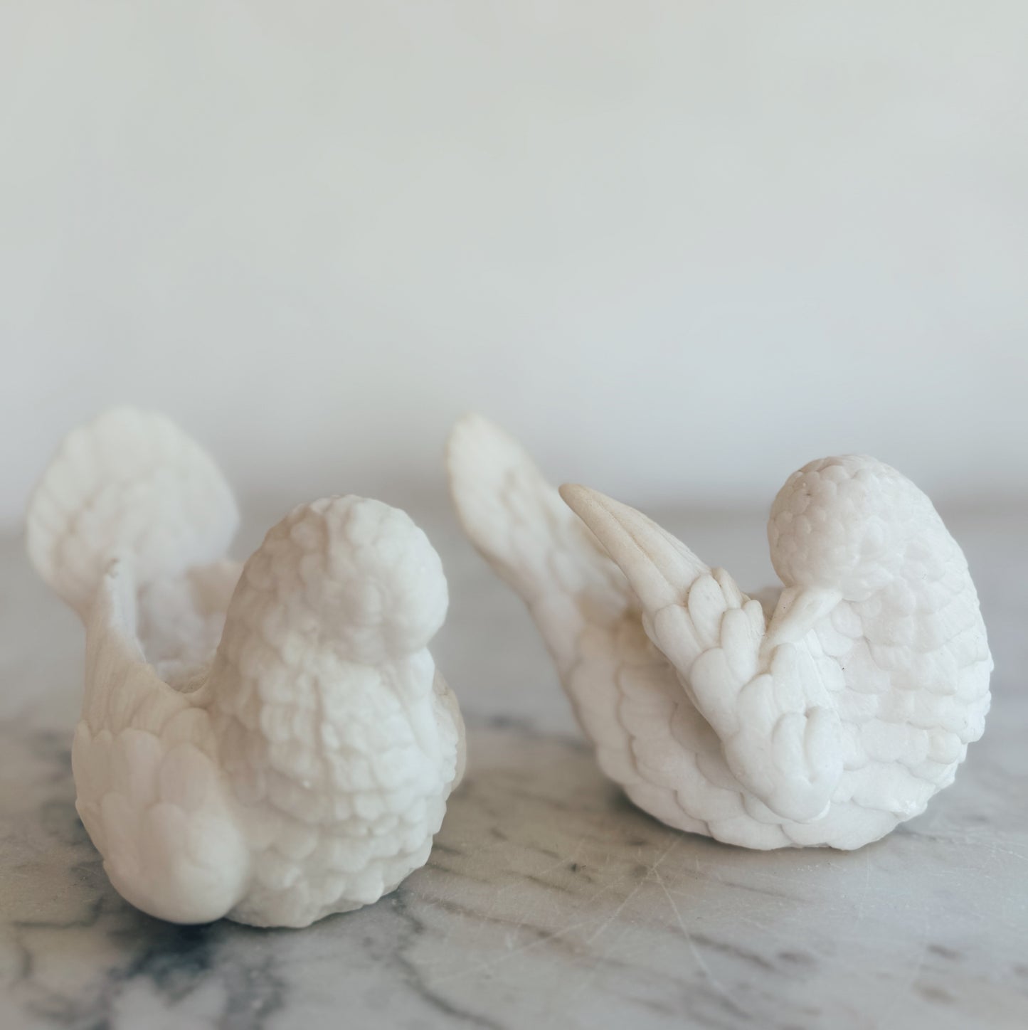 A. Santino Alabaster Doves (Italian)