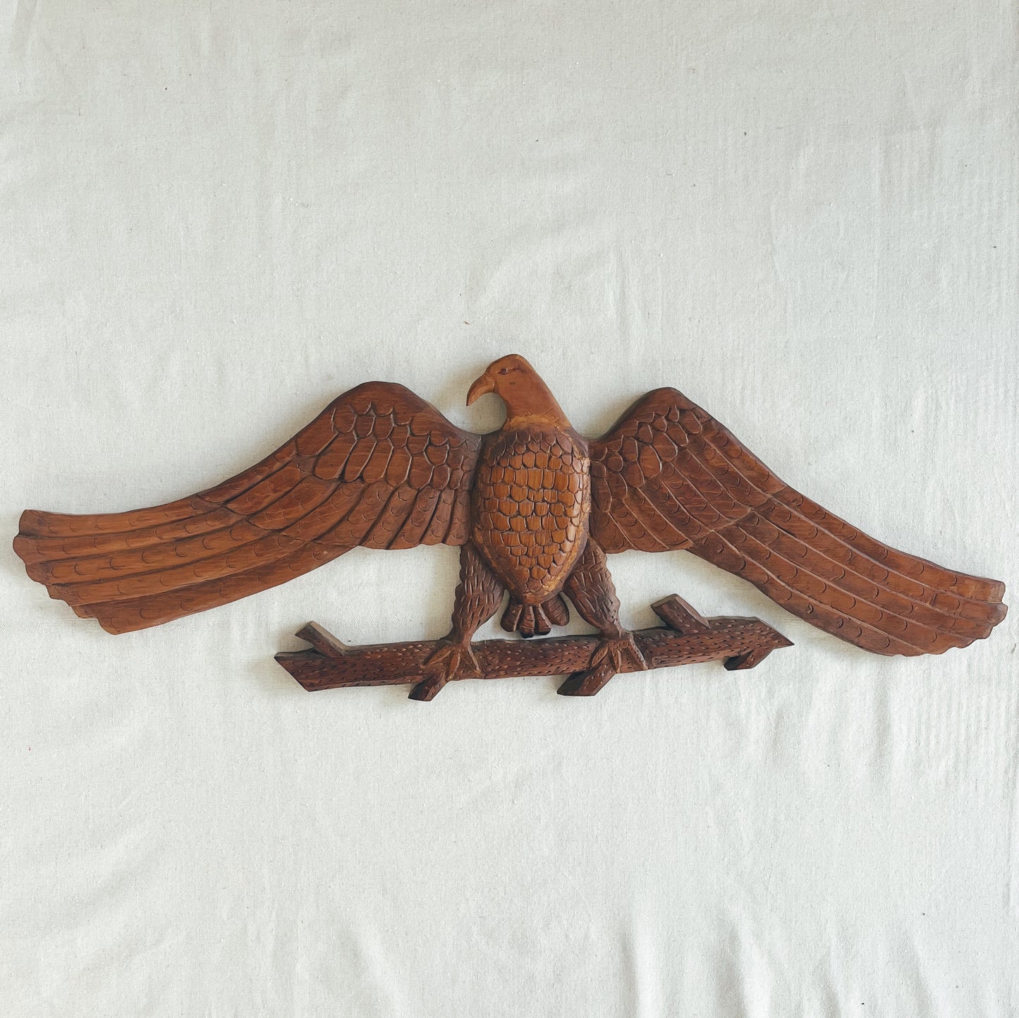 Handcarved Wooden Eagle