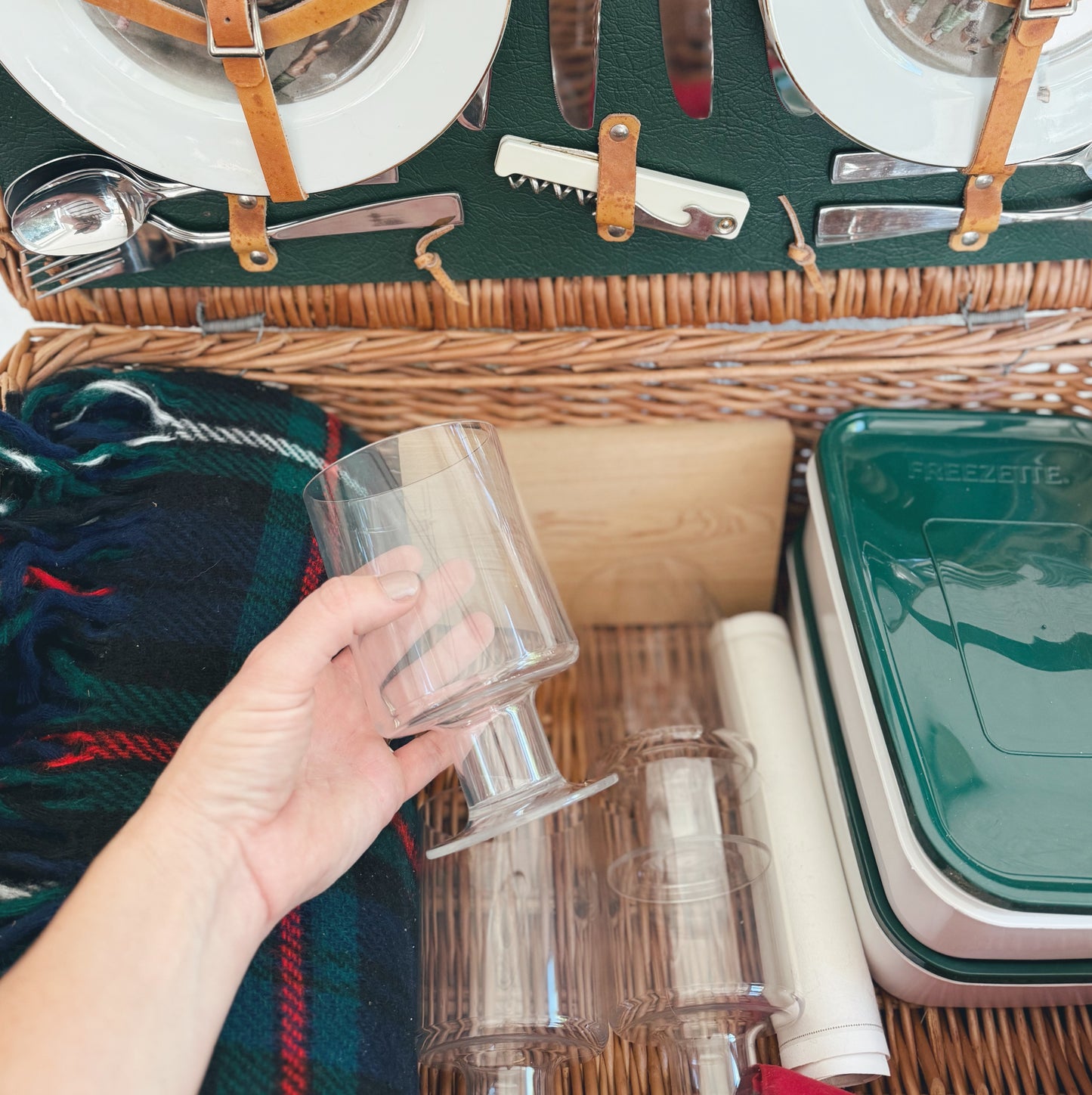 Thomas B. Swain Polo Vintage Picnic Basket (local purchase only)