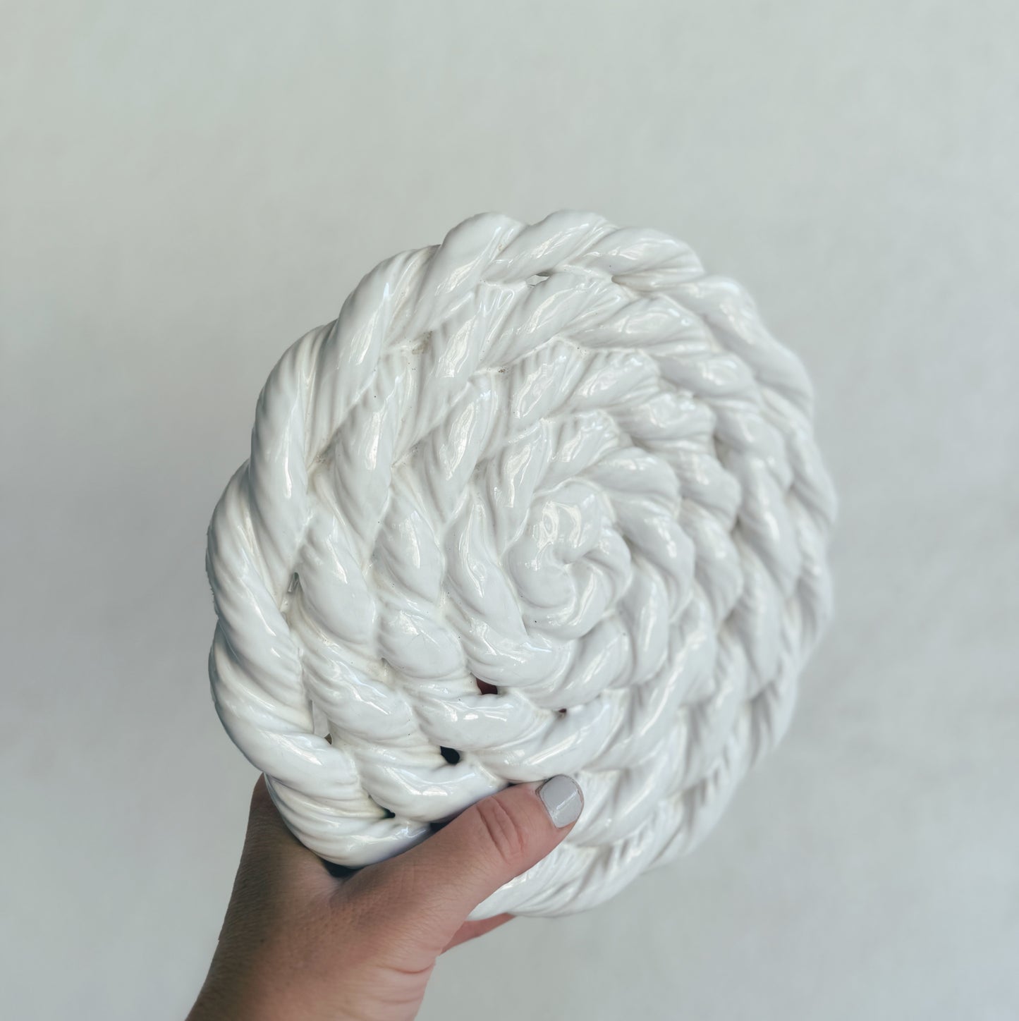 Vintage Ceramic Rope Trivet