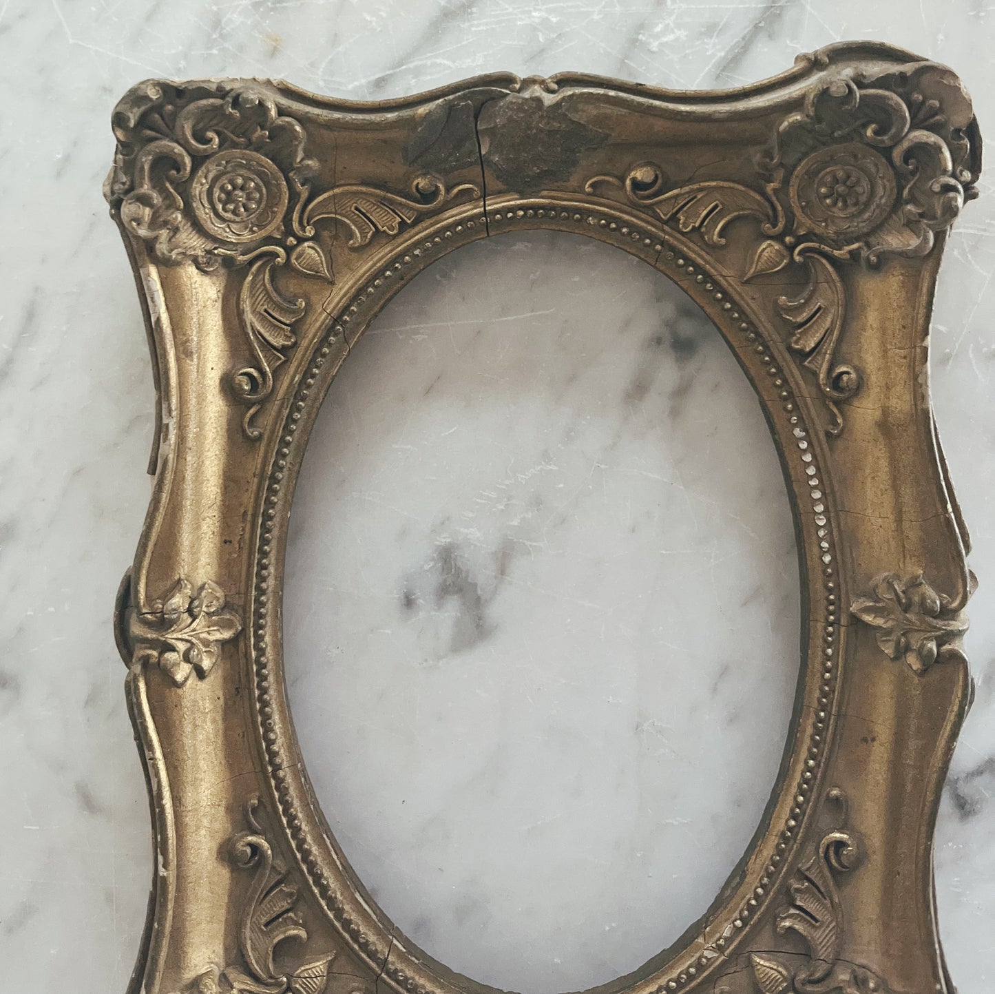 Small Primitive Gold Frame