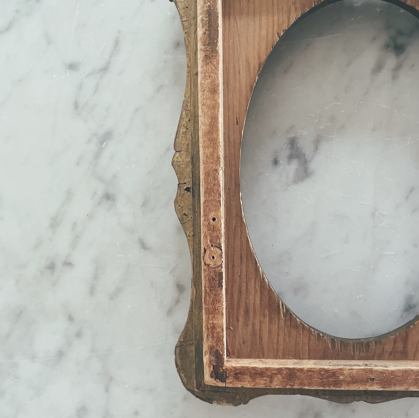 Small Primitive Gold Frame
