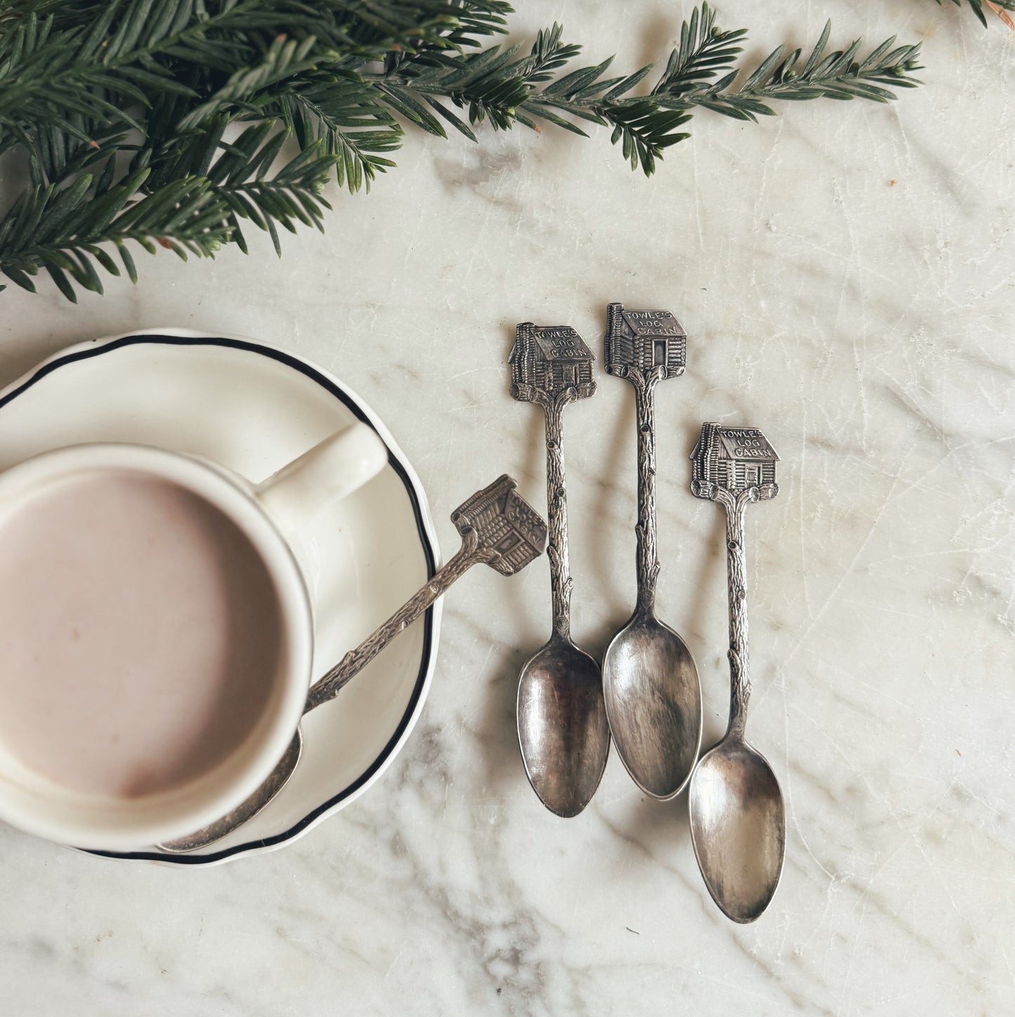 Set 4 Mini Towle's Log Cabin Syrup Spoons