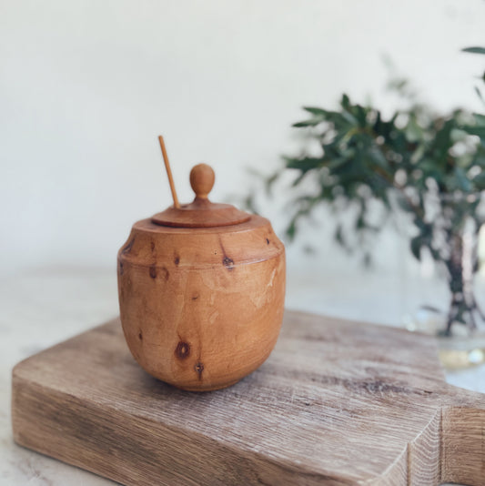 Wooden Salt or Sugar Cellar