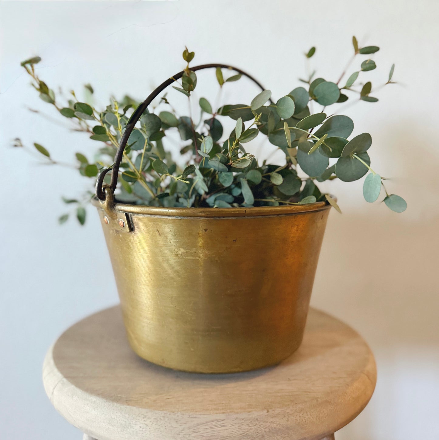 Gorgeous Spun-Brass Bucket From the 1850s