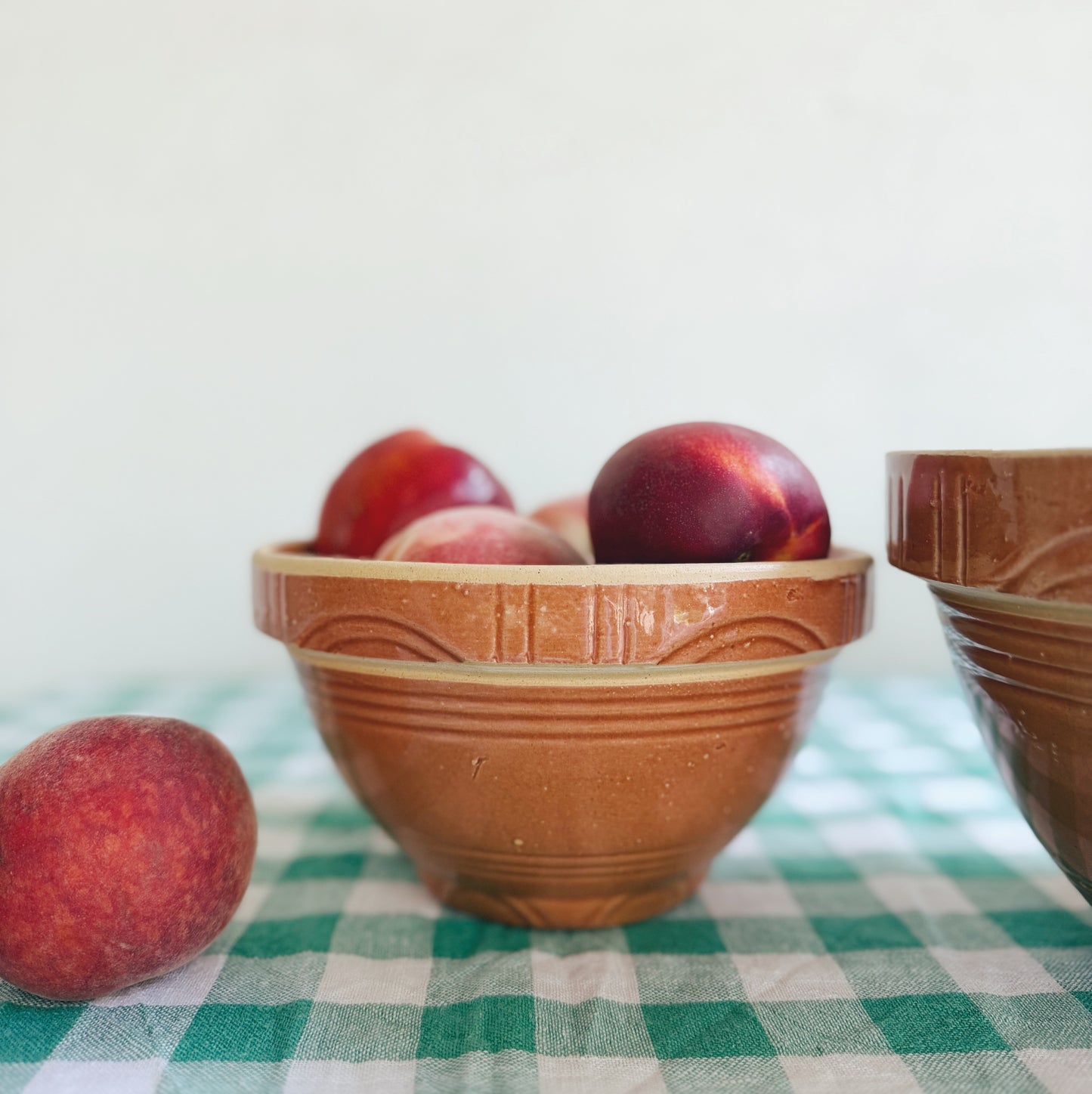 Set of 3 Vintage Watt Pottery Stoneware Bowls