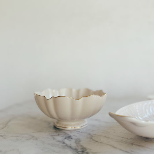 Vintage Lenox Scalloped and Footed Bowl