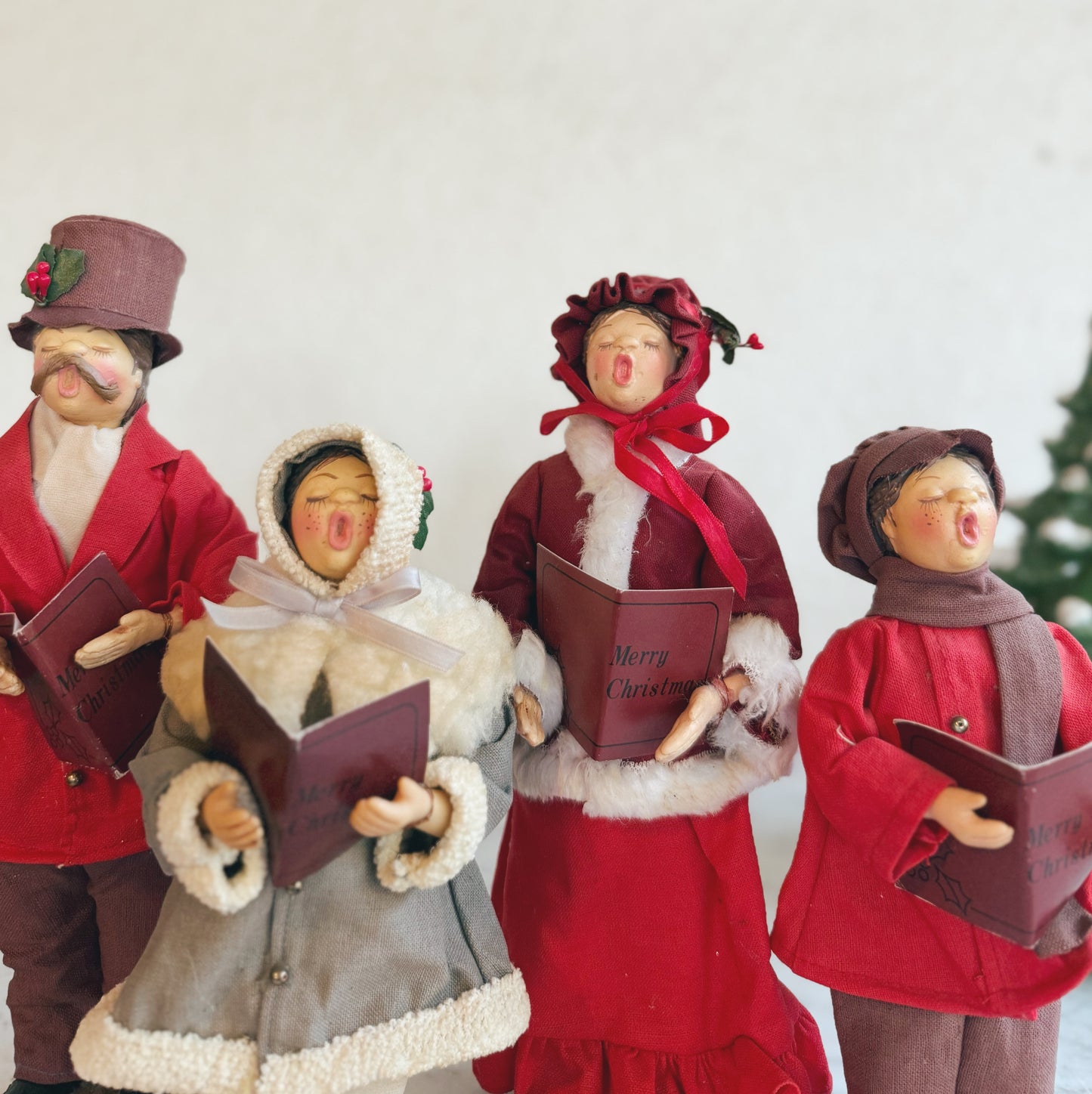 Set of Four Christmas Carolers