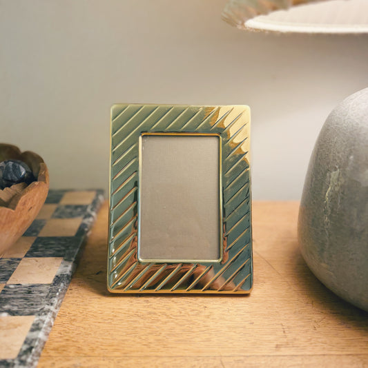 Vintage Brass Picture Frame