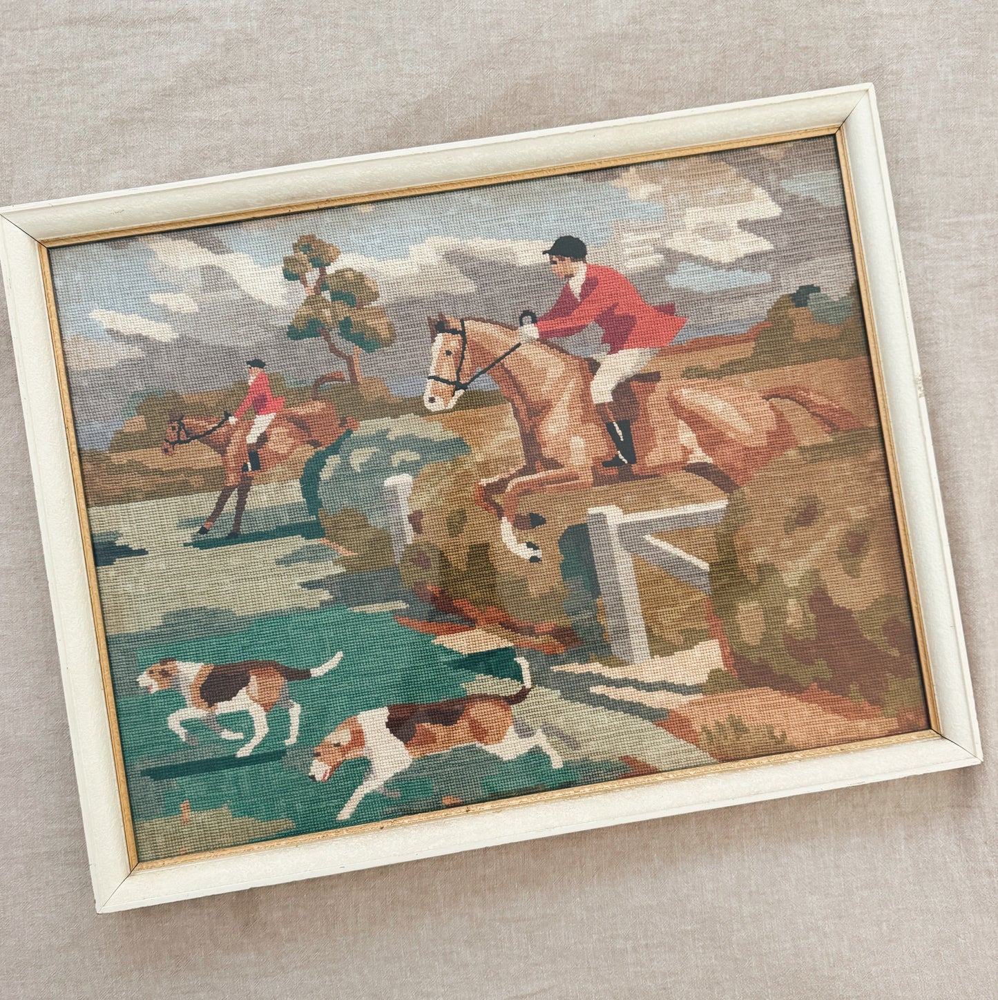Fox Hunt Needlepoint From New Zealand