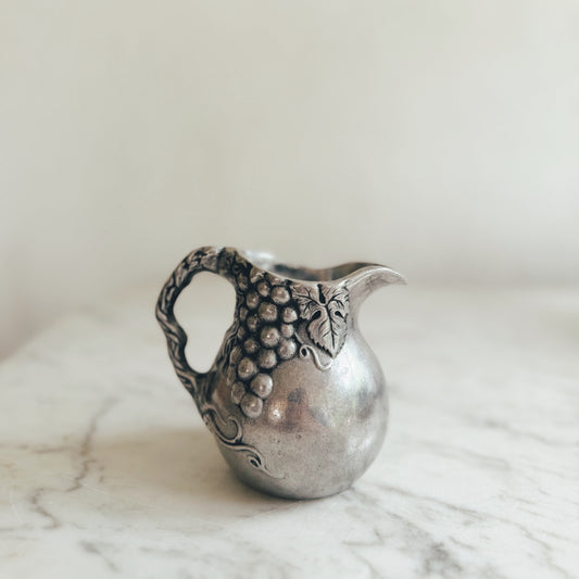 Small Vintage Pewter Creamer