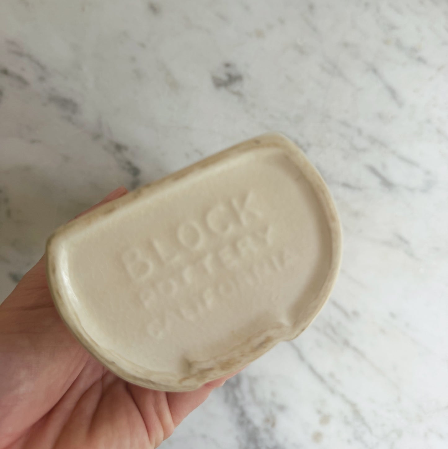 Block Pottery Pocket Vase