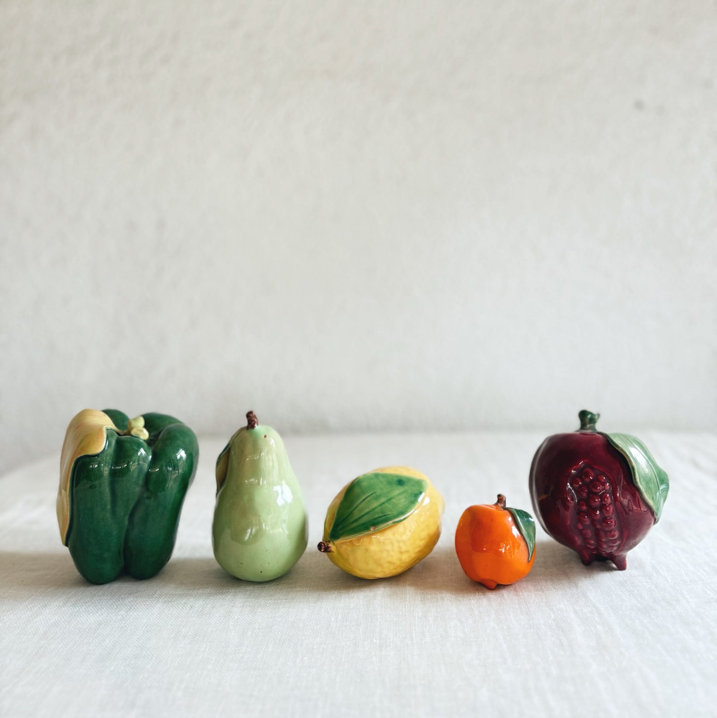 Set of 5 Beautifully Glazed Fruit