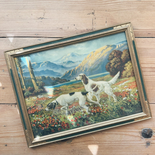 Vintage Hunting Dogs Art