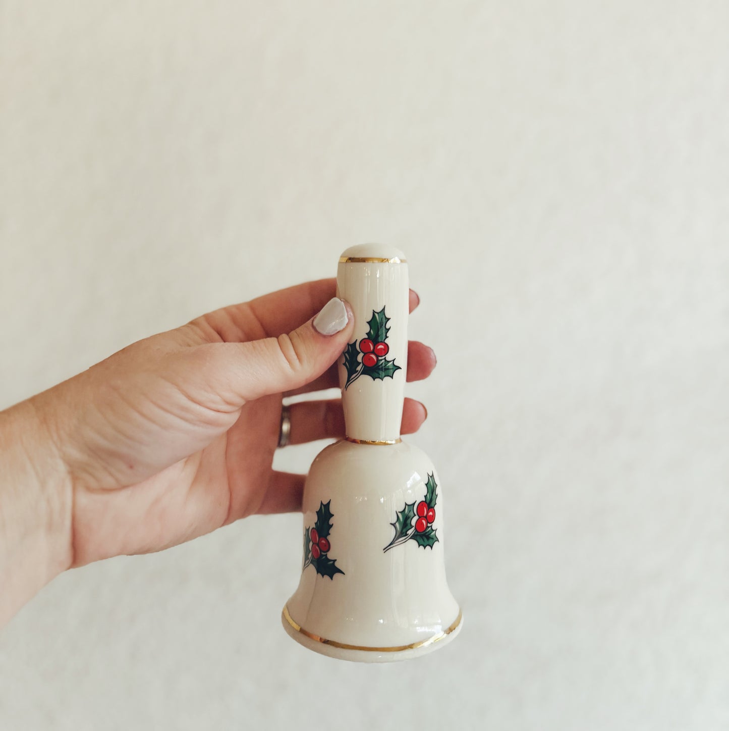 Porcelain Christmas Bell