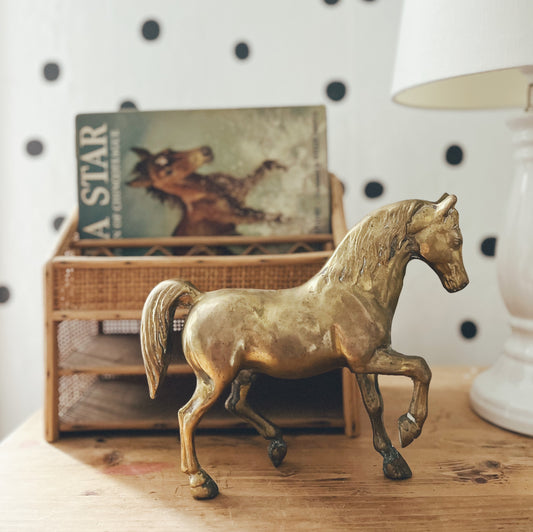 Heavy Brass Horse