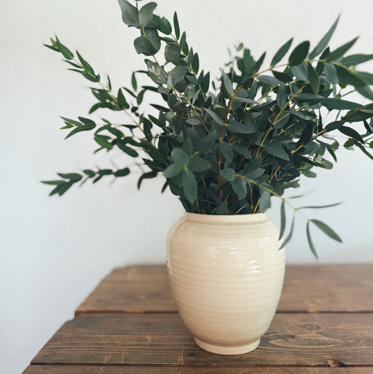 Handmade Ivory Vase