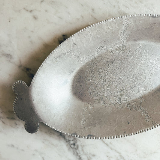 Oval Aluminum Platter