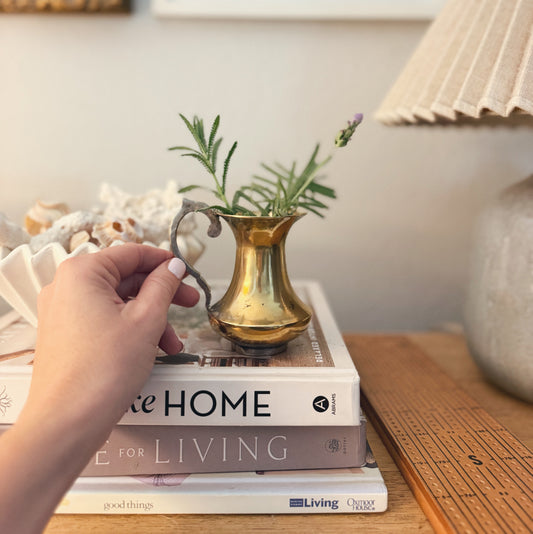 Miniature Brass Pitcher or Vase