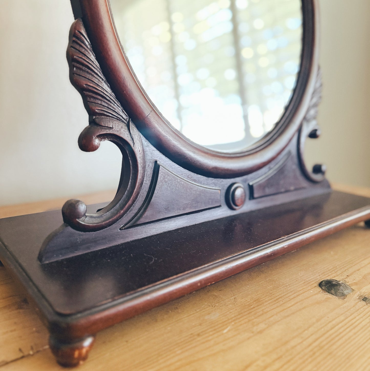 Antique Tabletop Mirror (local purchase only)