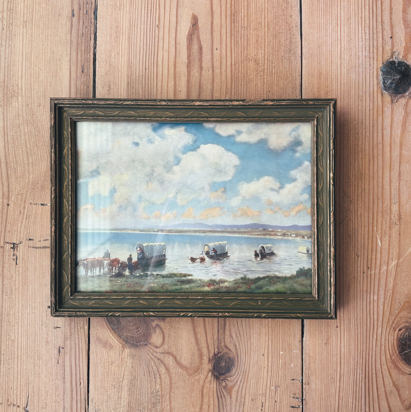 Small Covered Wagons Art