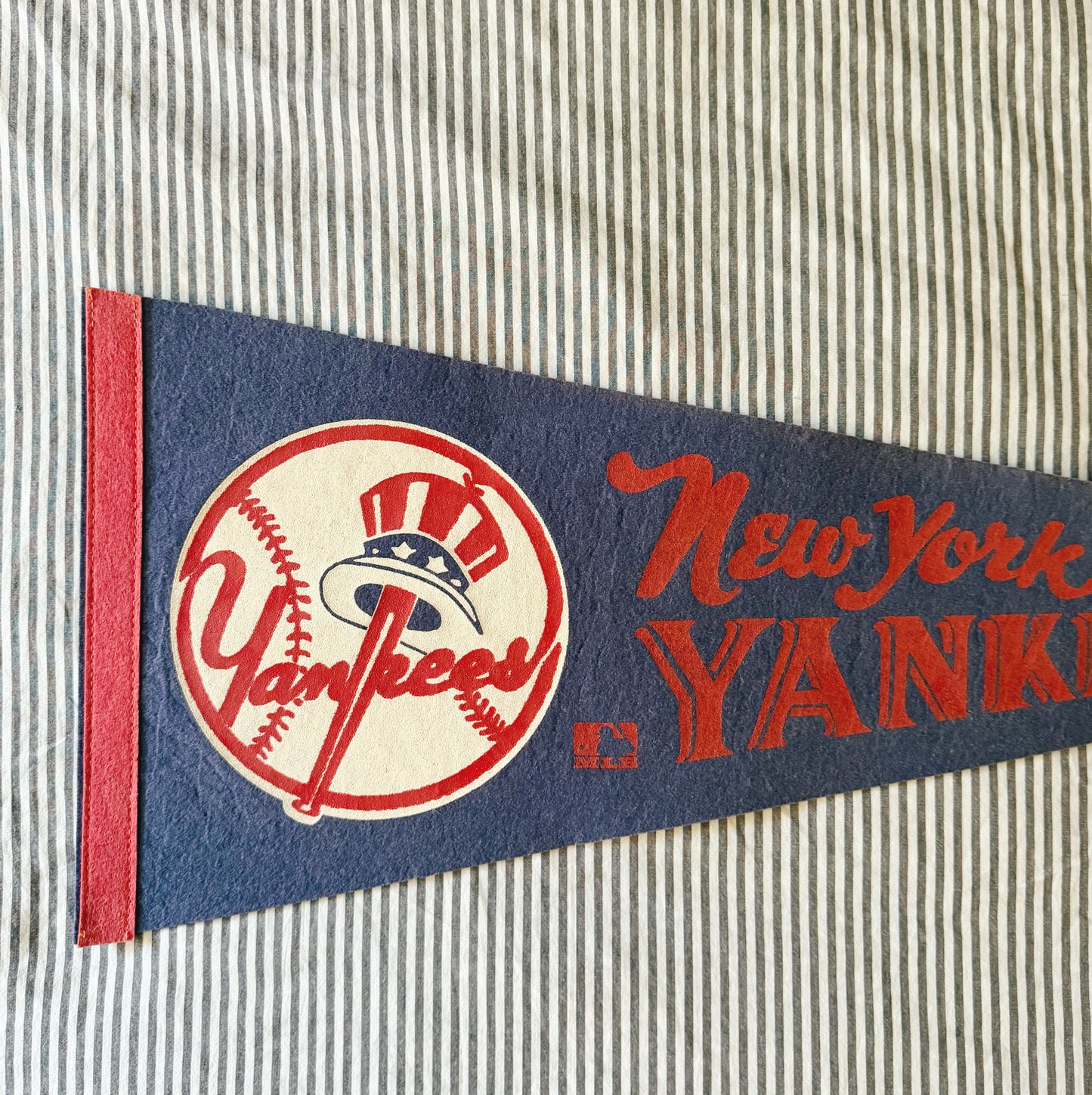 Vintage MLB Yankees Felt Pennant