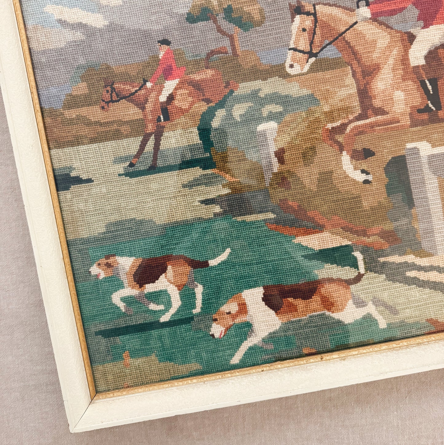 Fox Hunt Needlepoint From New Zealand