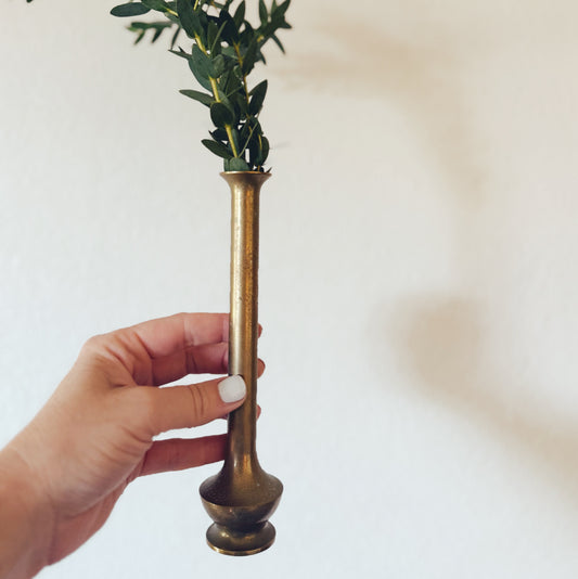 Mid-Century Modern Brass Vase
