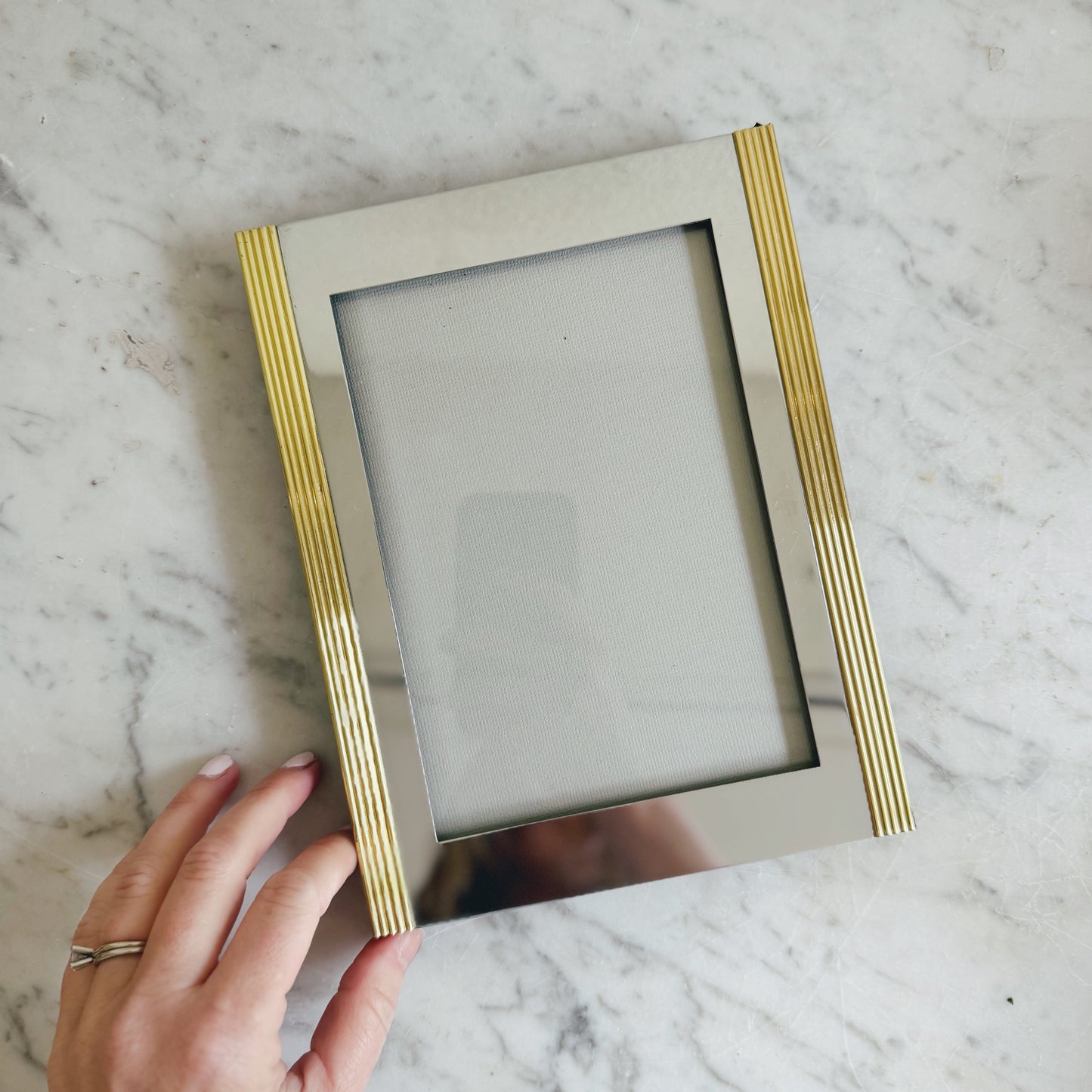 Silver and Brass Bigger Frame