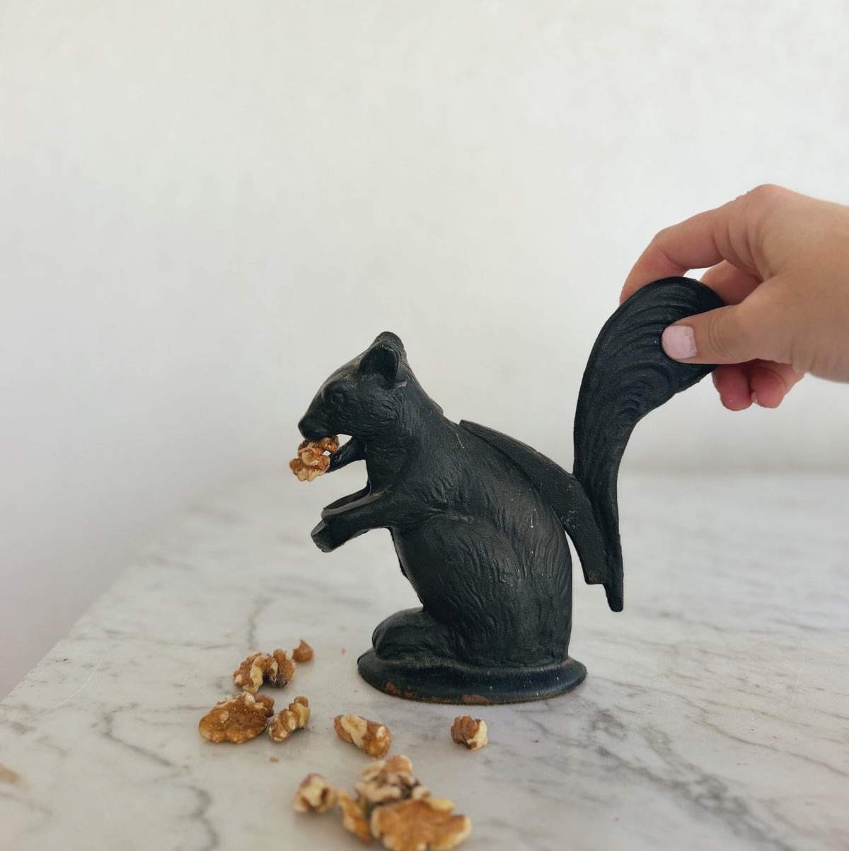 Cast Iron Squirrel Nutcracker