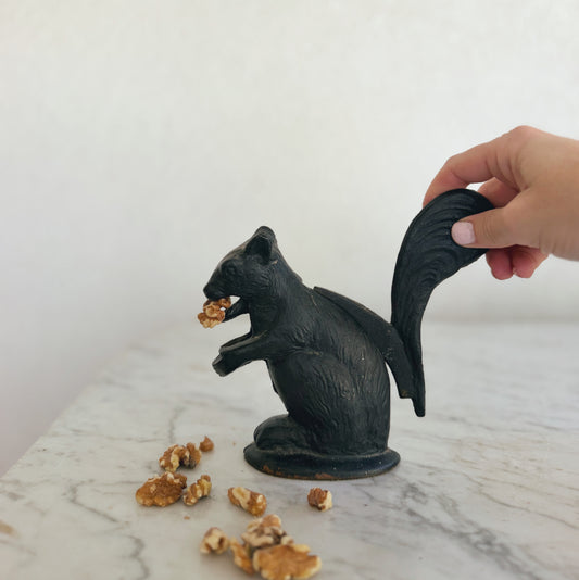 Cast Iron Squirrel Nutcracker