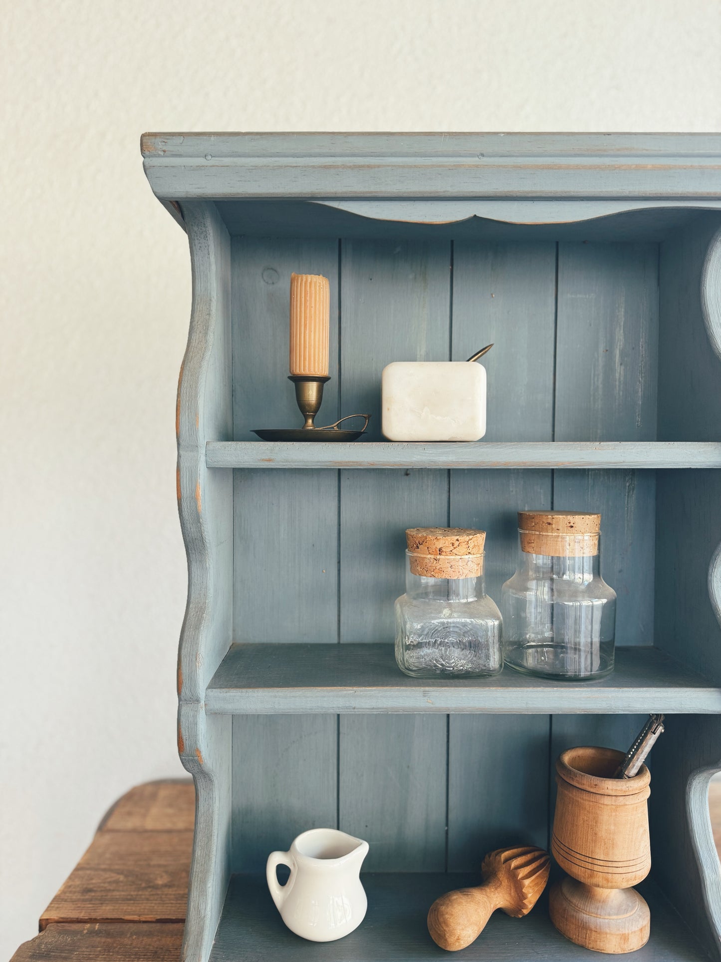 Vintage Blue Wall Shelf (local purchase only)